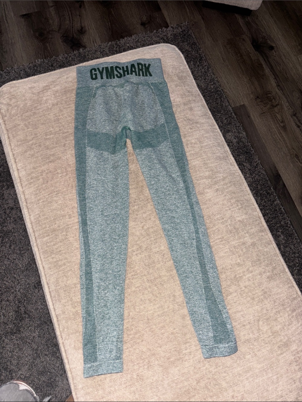 Gymshark Women's Teal Green Seamless Jeggings